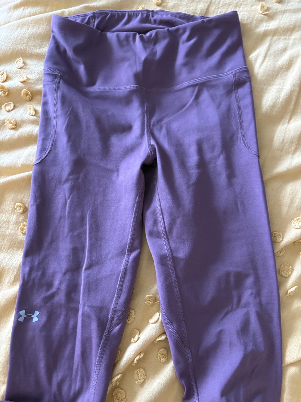 Under Armour Purple Leggings with Side Pockets